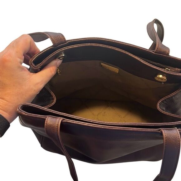 Cole Haan, lovely, brown leather shoulder bag - Picture 5 of 6